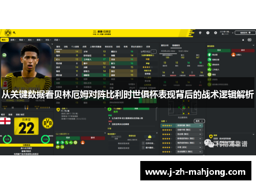 从关键数据看贝林厄姆对阵比利时世俱杯表现背后的战术逻辑解析