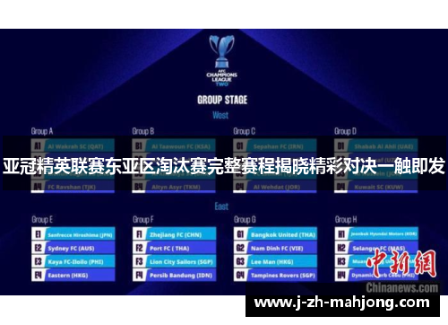 亚冠精英联赛东亚区淘汰赛完整赛程揭晓精彩对决一触即发